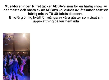 vision ABBA Tribute Review